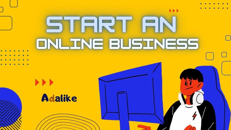 start an online business