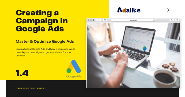 Creating a Campaign in Google Ads
