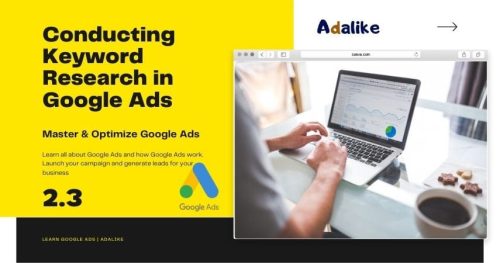 Conducting Keyword Research in Google Ads
